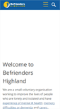 Mobile Screenshot of befriendershighland.org.uk